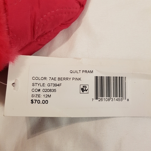 Rothchild girls size 12 months bright pink snowsuit NWT - Picture 2 of 8